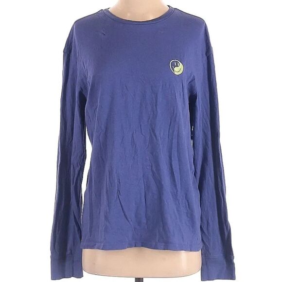 Pacsun Purple Smiley Long Sleeve - Picture 1 of 5